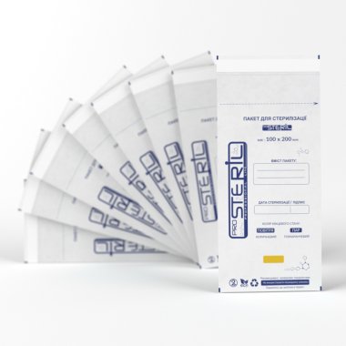 Крафт-пакеты ProSteril 100 х 200 мм Белые для стерилизации с индикатором 4 класса — ThePilochki | фото 862