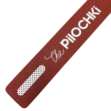 Nail File for manicure, 150/150 grit, Straight 167 mm, Burgundy