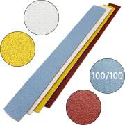 Nail File for manicure, 100/100 grit, Straight 155 mm, Blue