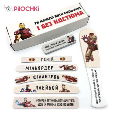 Iron Man Gift Set of Nail Files for Manicure and Pedicure №1 — ThePilochki | фото 891