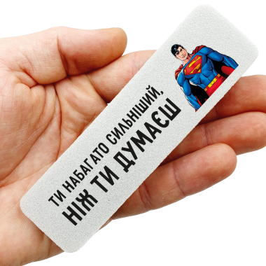 Супермен Подарочный Набор Пилочки для маникюра и педикюра №1 — ThePilochki | фото 893