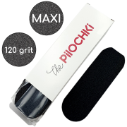 Removable files for pedicure, MAXI, 120 grit, Black