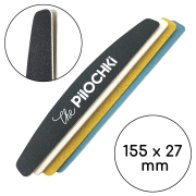 Replaceable nail files, Halfmoon 155 mm