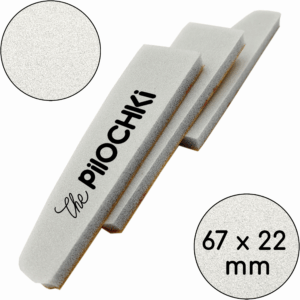 Replaceable buffers for polishing nails, 67 mm for halfmoon 135 mm