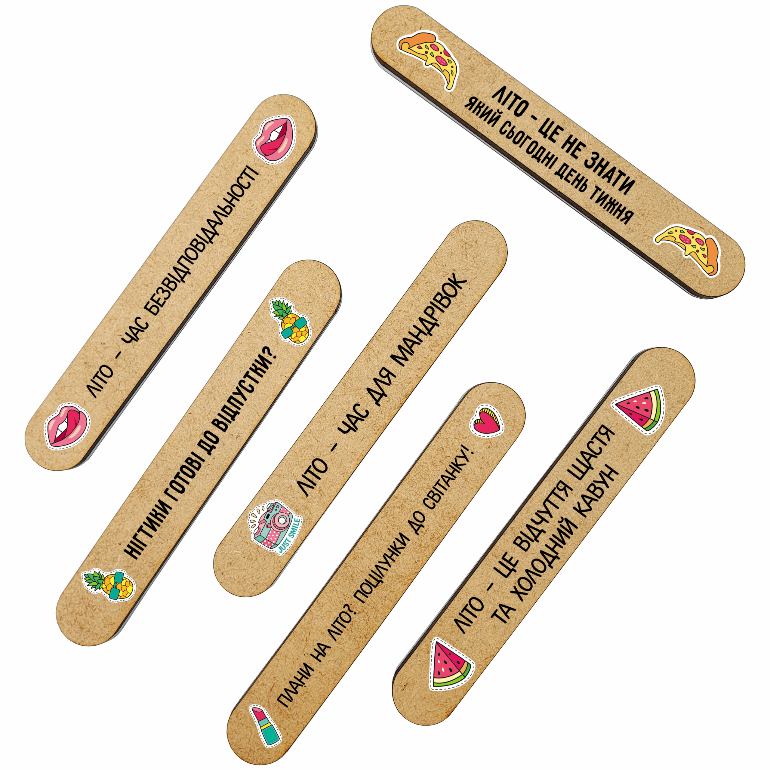 Летний набор 20 шт пилочки-подарок Клиентам