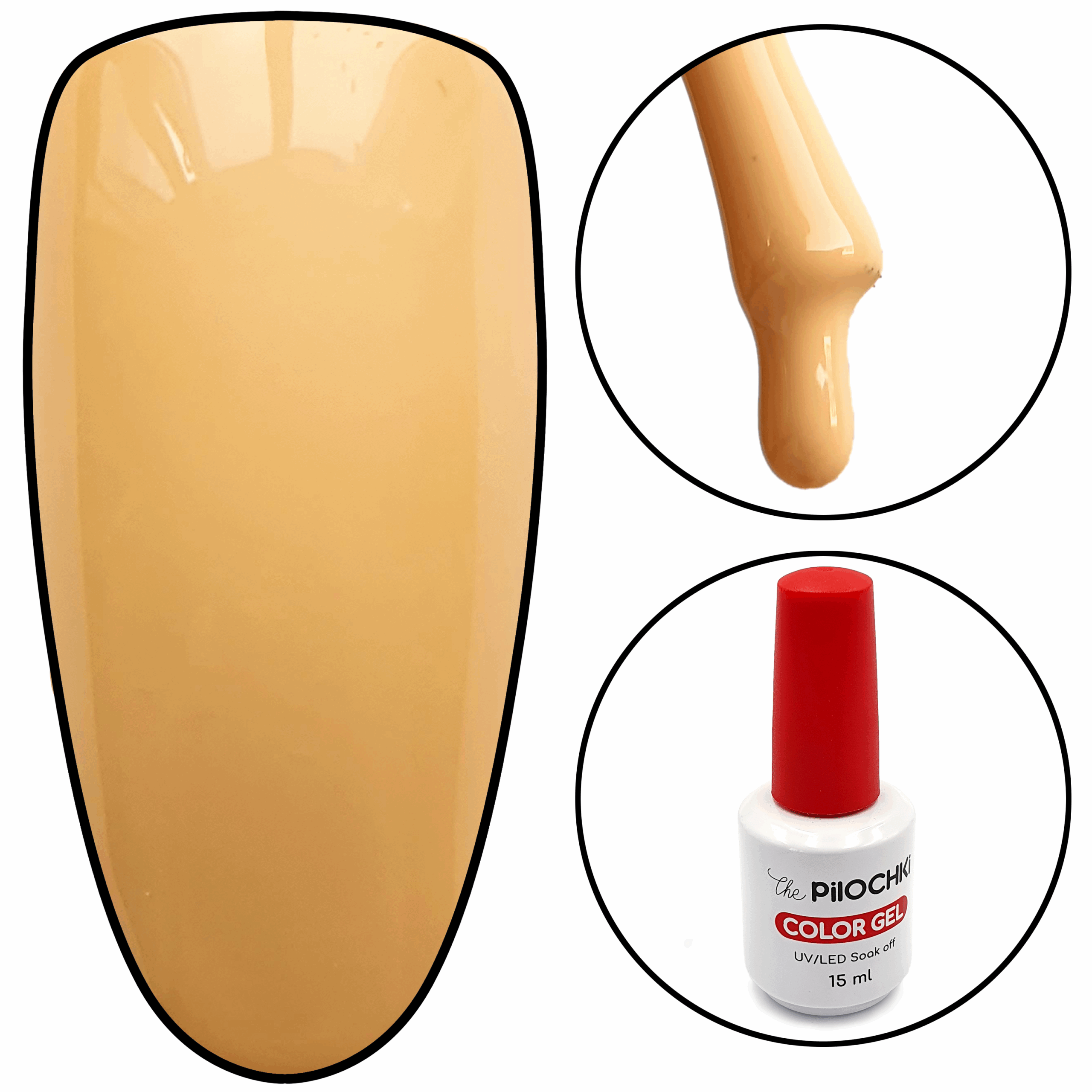 Color gel, № 1085 ML, Tan Craiola, 15 ml