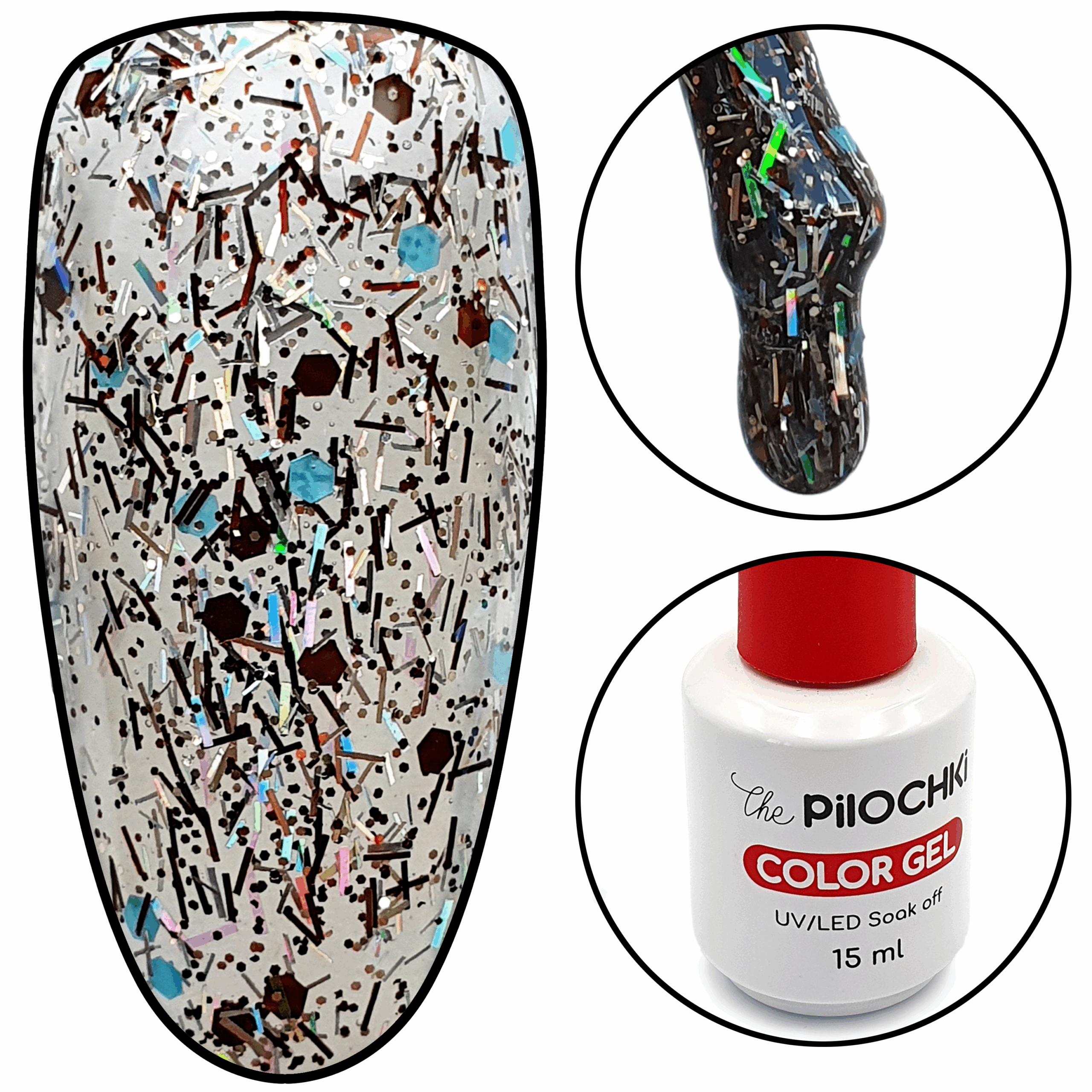 Color gel, № 2099 BW, 15 ml