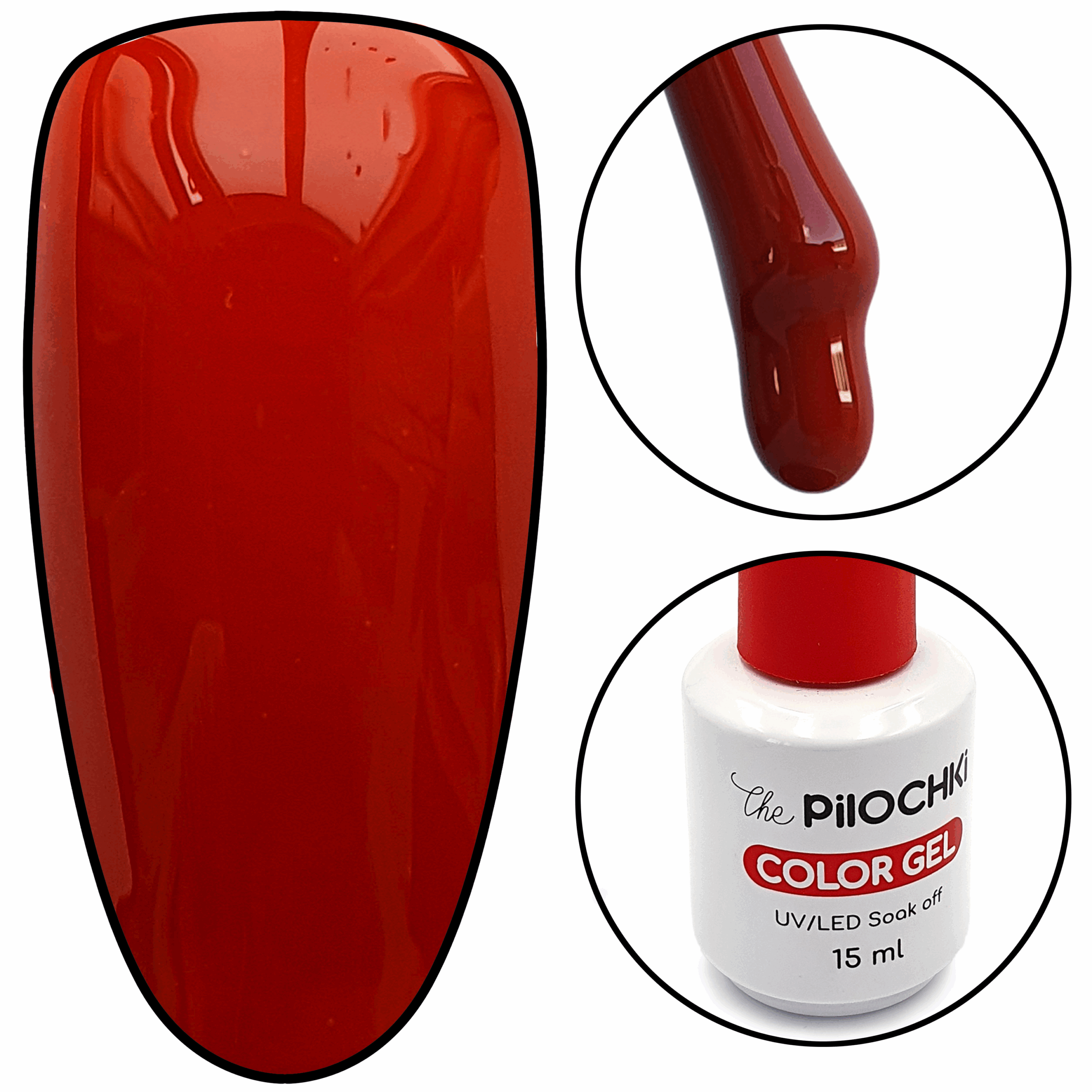Color gel, № 225 CN, Red-Burgundy, 15 ml