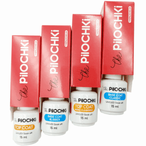 Набор гель-лаков "2 базы 2 топа" 4 шт по 15 мл