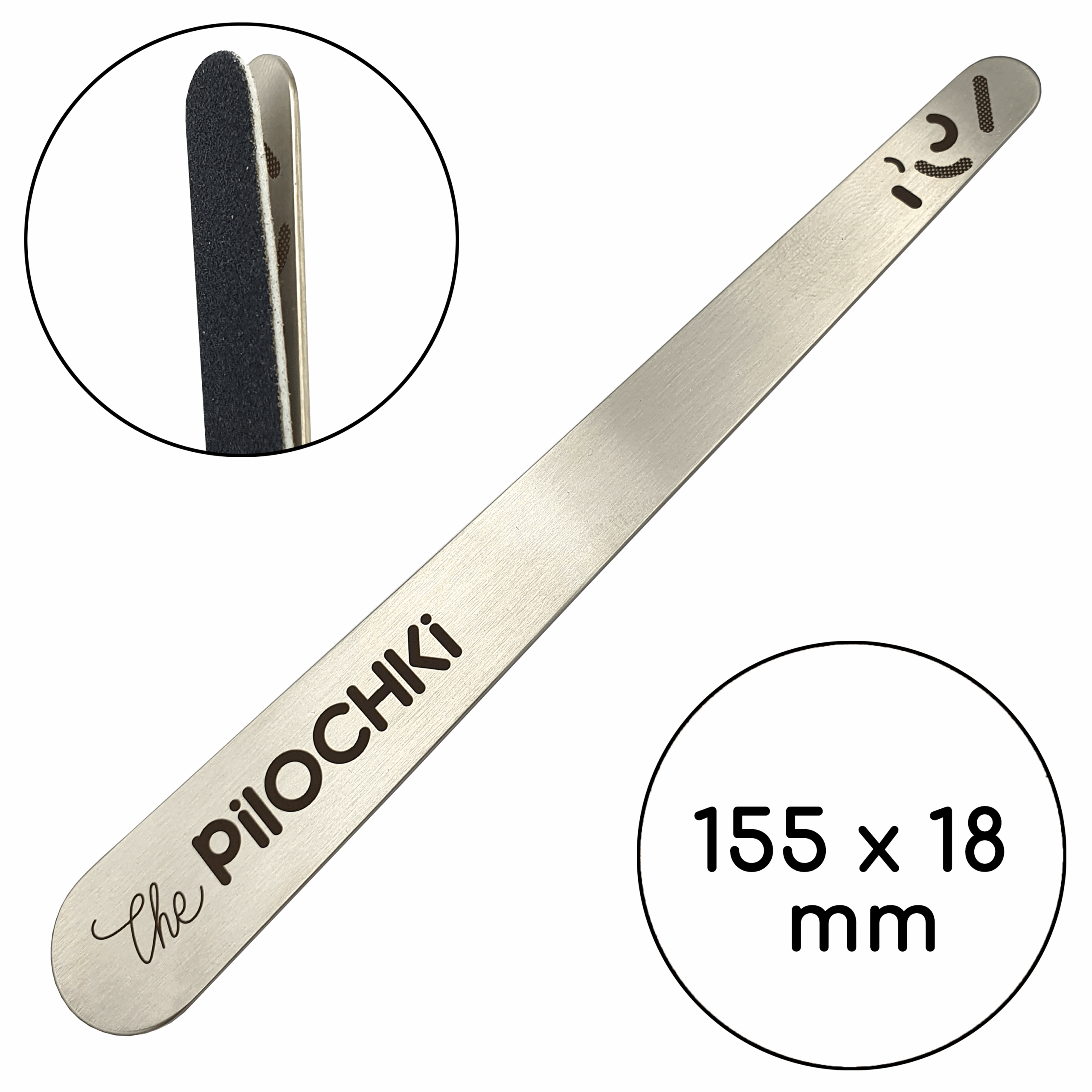 Metal base for nail file, Drop 155 mm