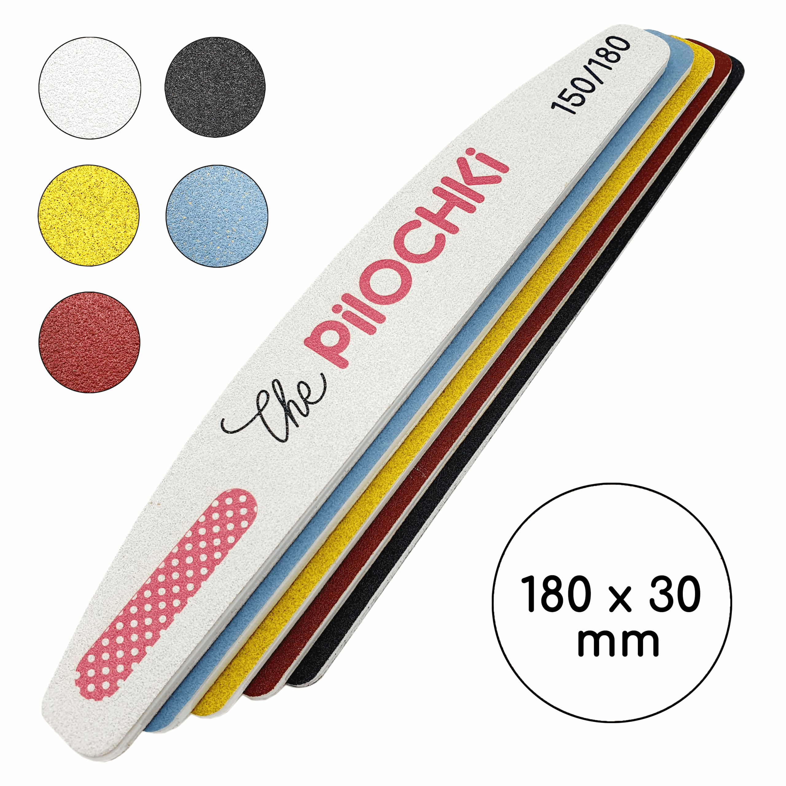 Пилка для нігтів, Півмісяць 180 мм