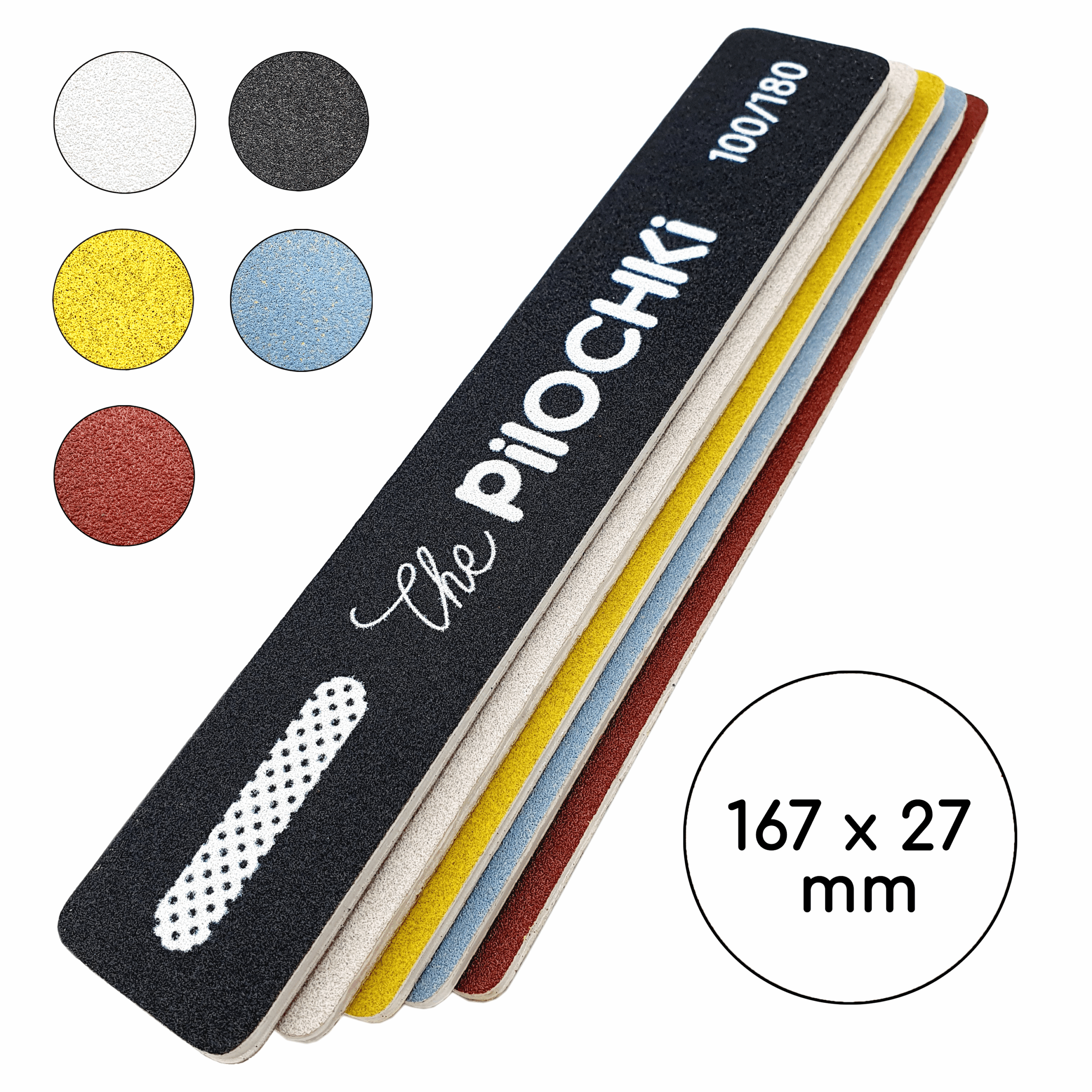 Пилка для ногтей, Ровная 167 мм